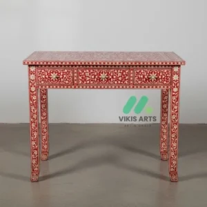 Bone inlay study table