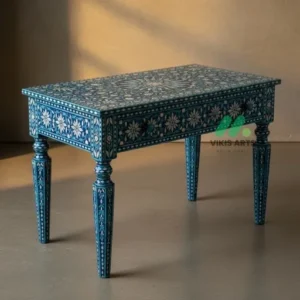 Bone inlay study table