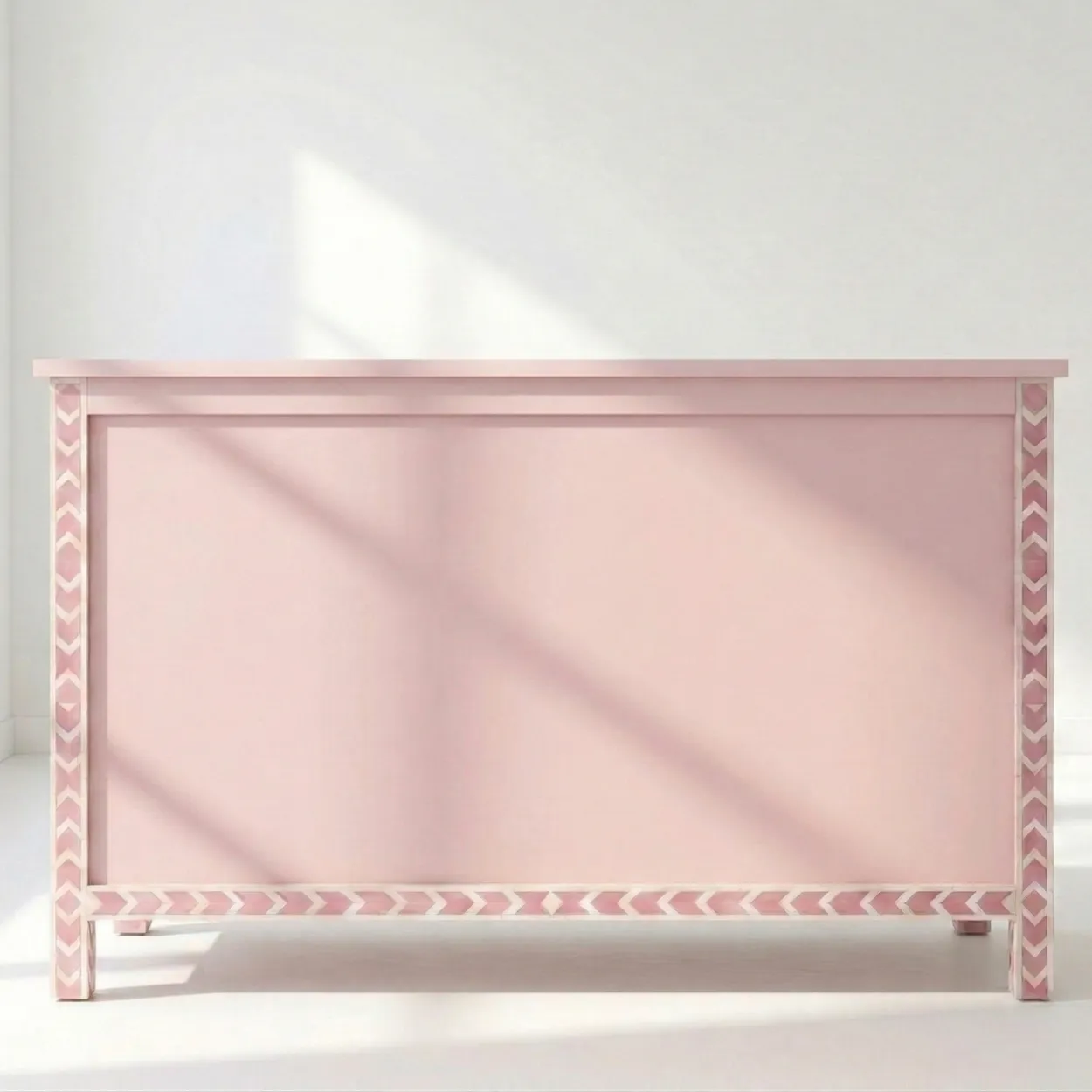Bone Inlay Baby Pink 9 Chest of Drawer - Image 2