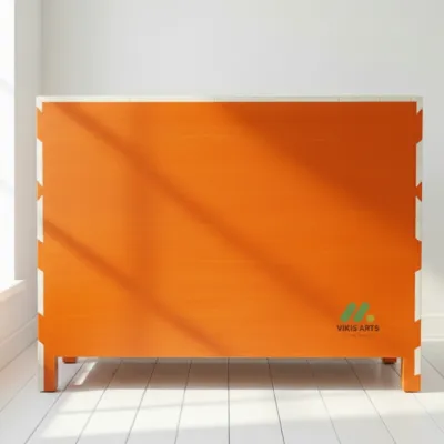 Bone Inlay Orange 6 Chest of Drawer - Image 2