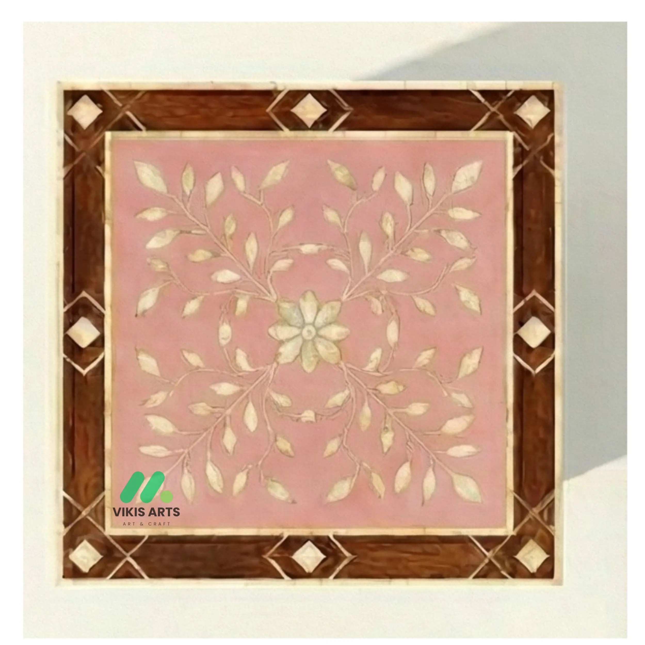 Bone Inlay Pink 4 Chest of Drawers - Image 4