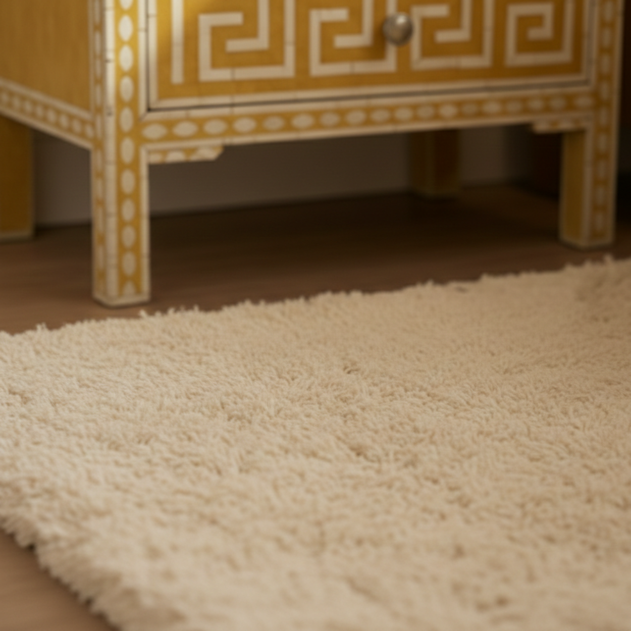 Bone Yellow Bedside Table - Image 7