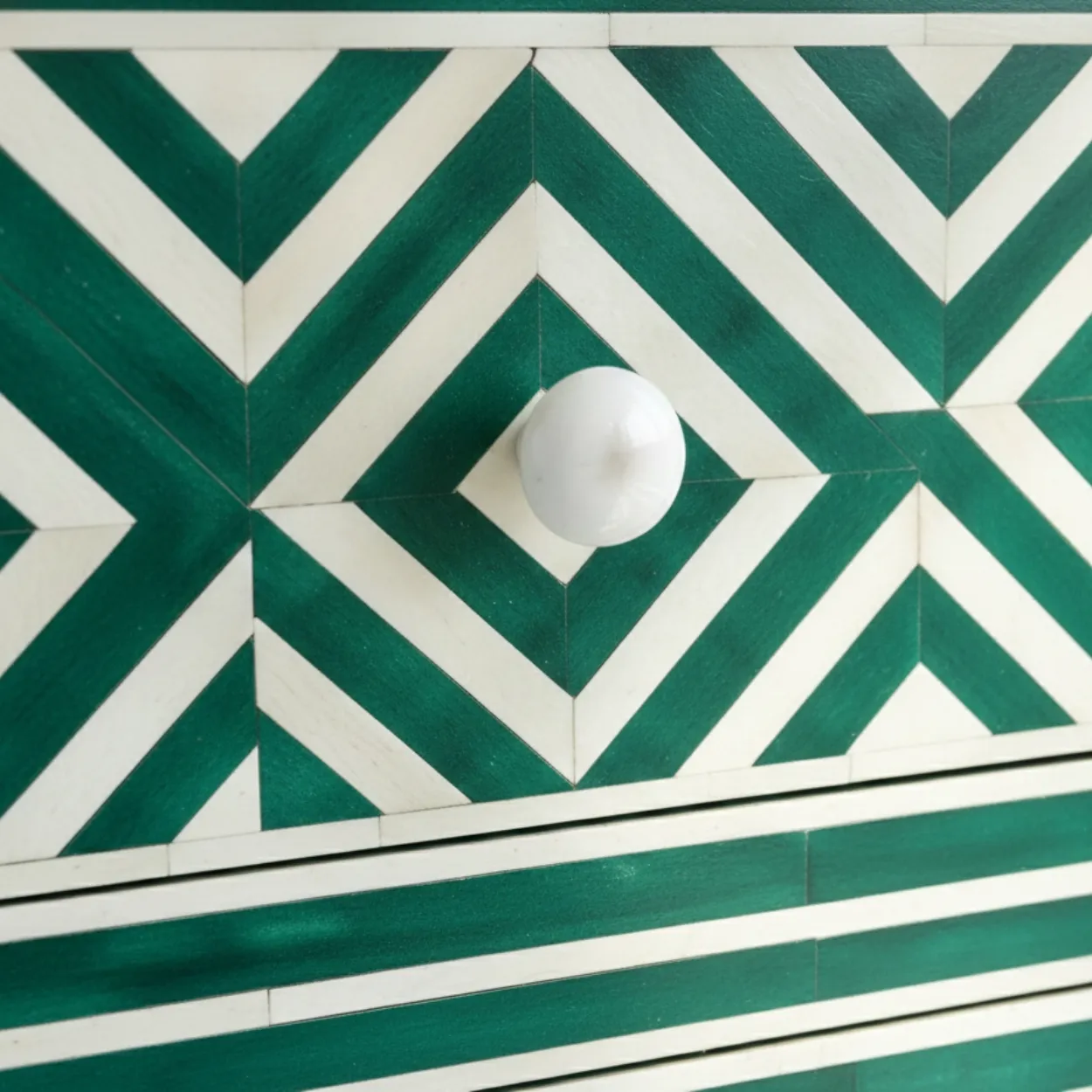 Bone Inlay Green 3 Chest of Drawer - Image 8