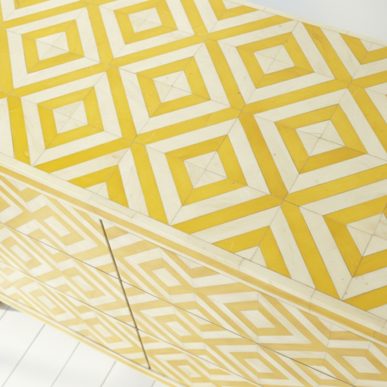 Bone Inlay Yellow 6 Chest of Drawers - Image 7