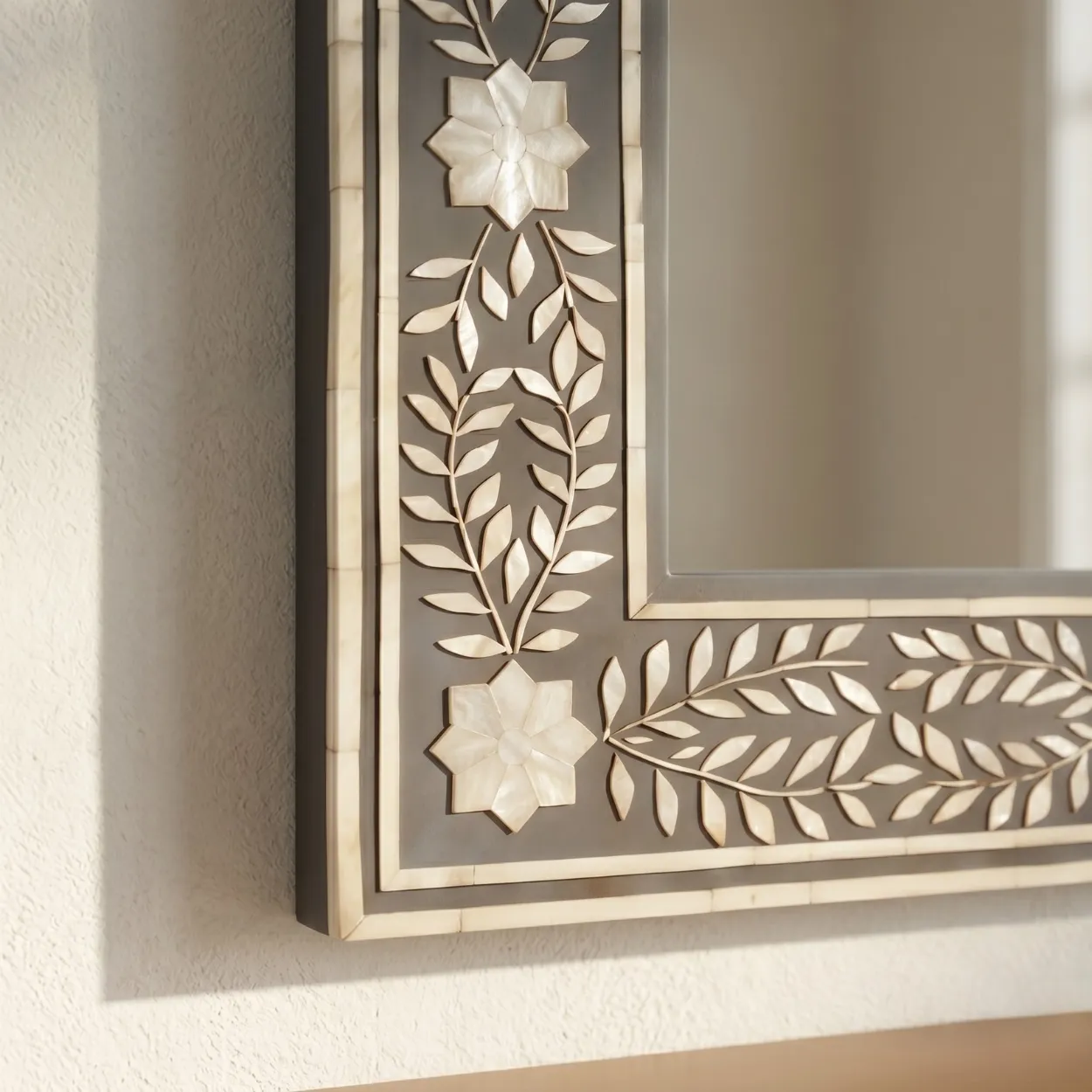 Bone Inlay Grey Mirror - Image 3