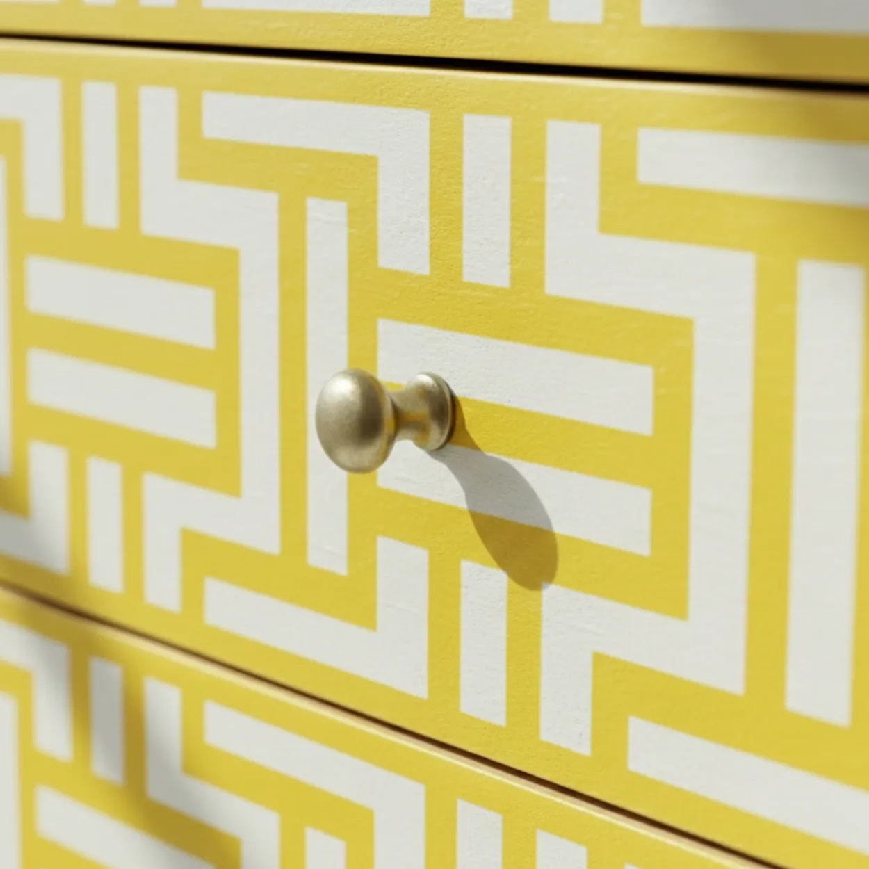 Bone Inlay Yellow 4 Chest of Drawer - Image 6