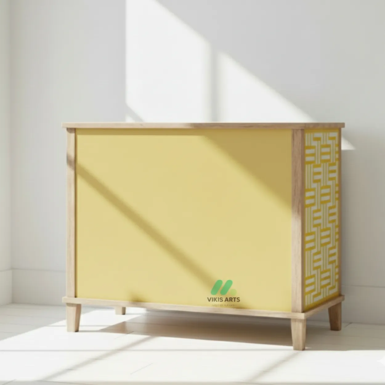 Bone Inlay Yellow 4 Chest of Drawer - Image 2