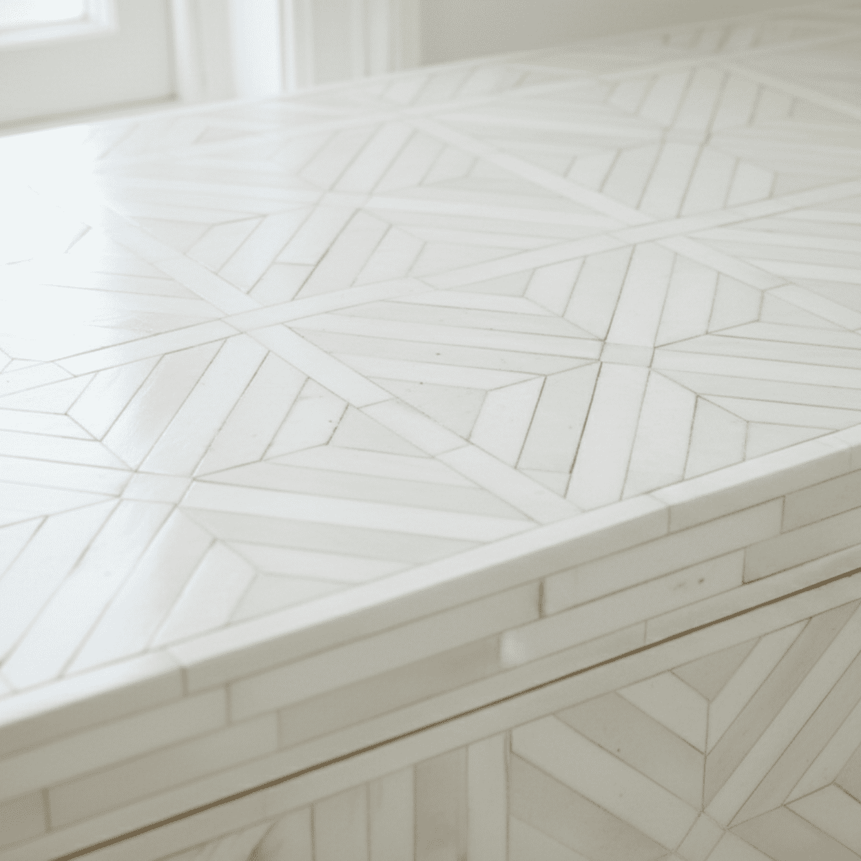 Bone Inlay White 6 Chest of Drawers - Image 7