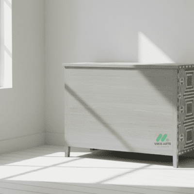 Bone Inlay Grey 4 Chest of Drawers - Image 2