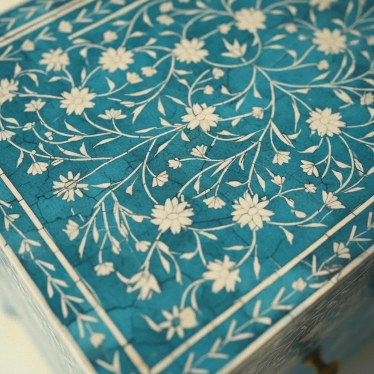Mother of Pearl Blue 4 Chest of Drawer - Image 5