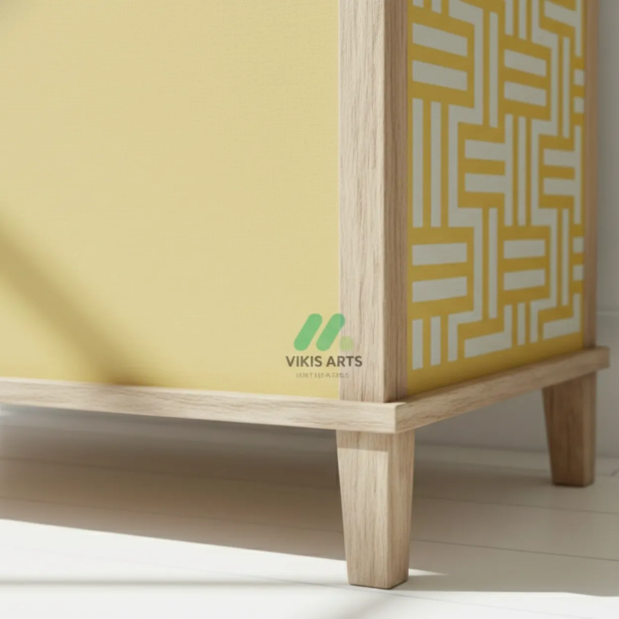 Bone Inlay Yellow 4 Chest of Drawer - Image 4