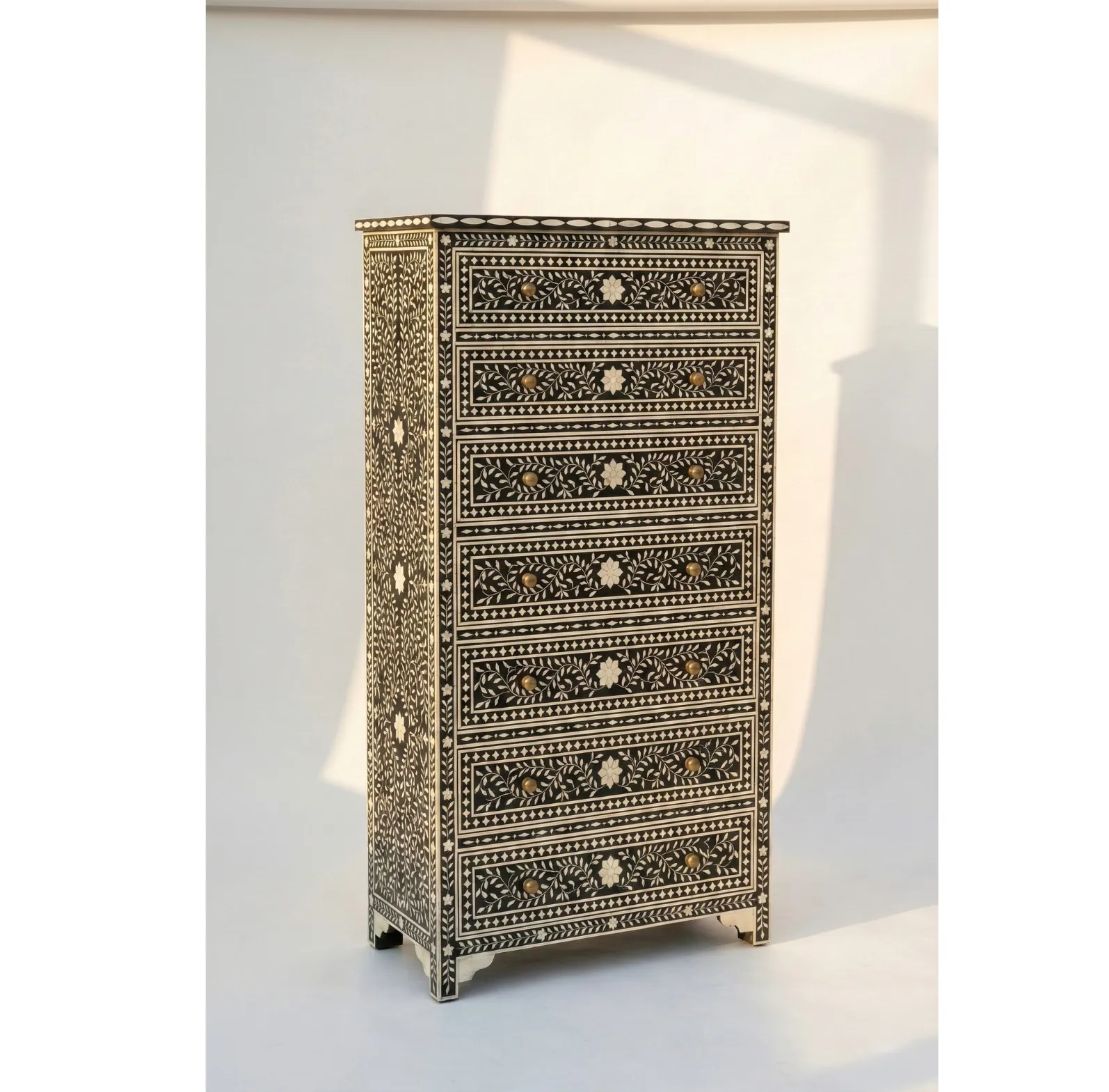 Bone Inlay black Tall Boy