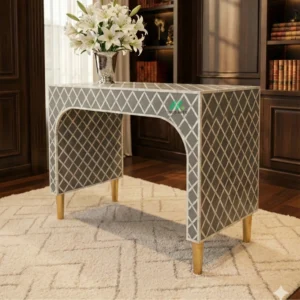 Bone Inlay Study Table