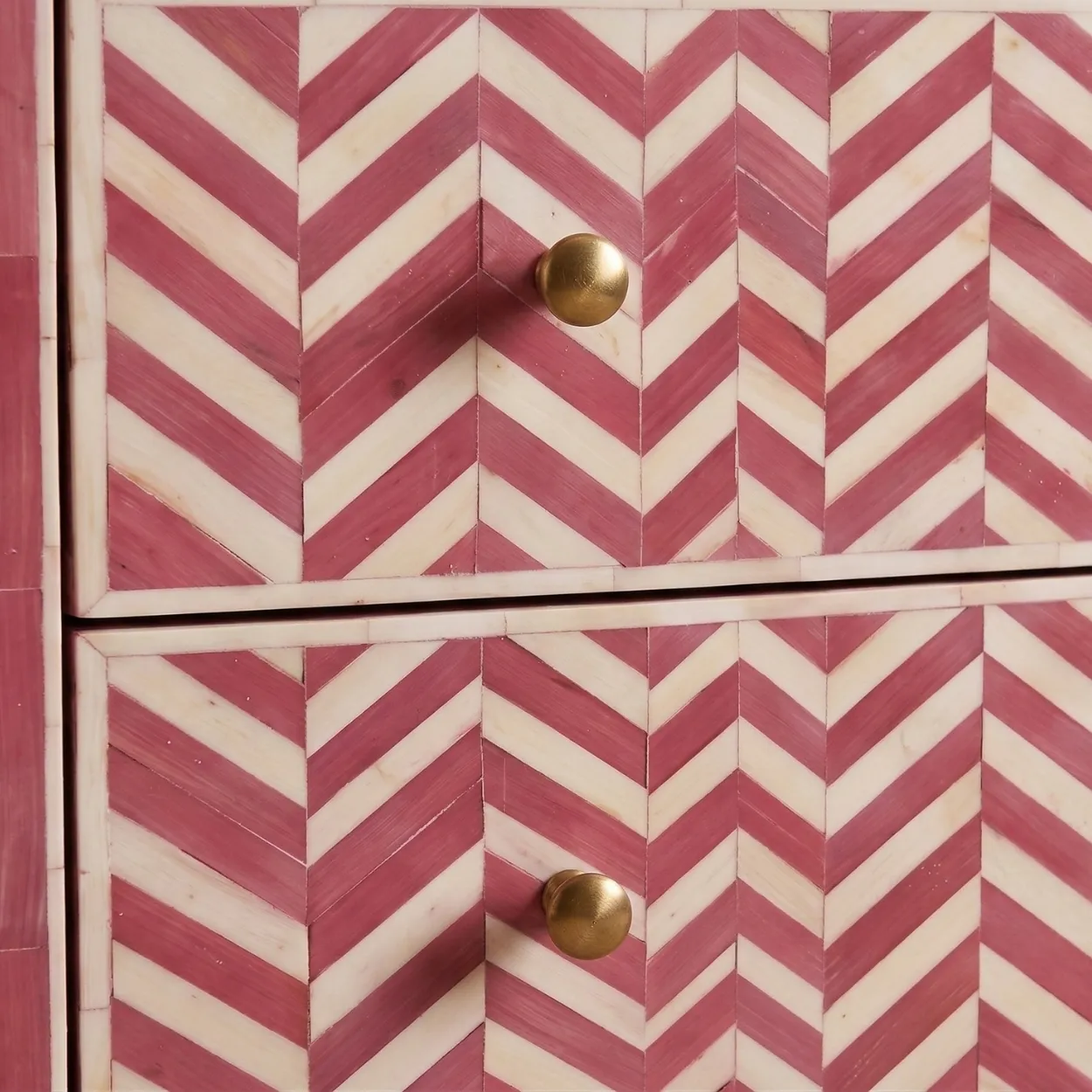Bone Inlay Pink 3 Chest of Drawer - Image 5
