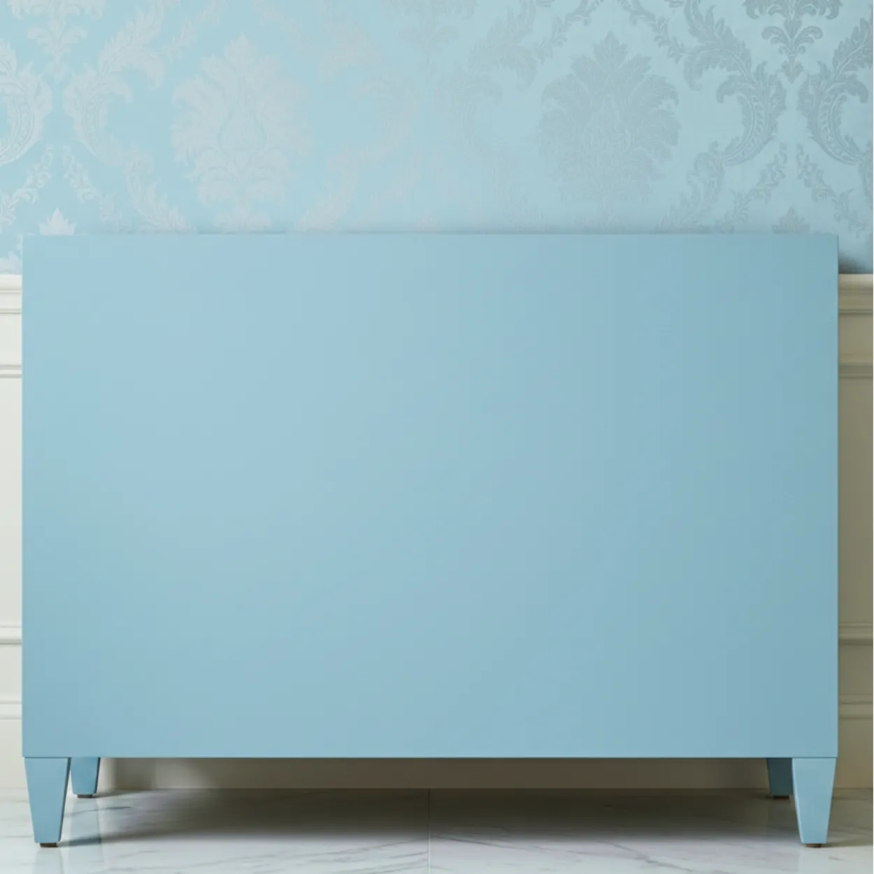 Mother of Pearl Blue 4-Drawer Chest of Drawers - Image 2