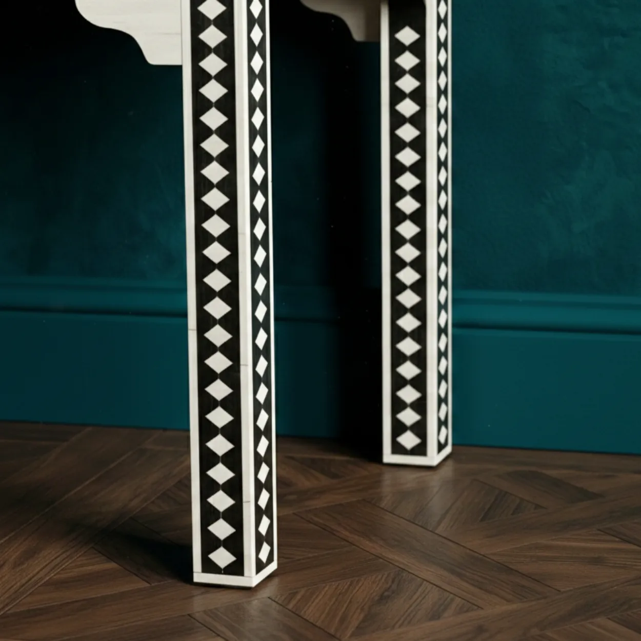 Bone Inlay Black 4 Chest of Drawer - Image 7