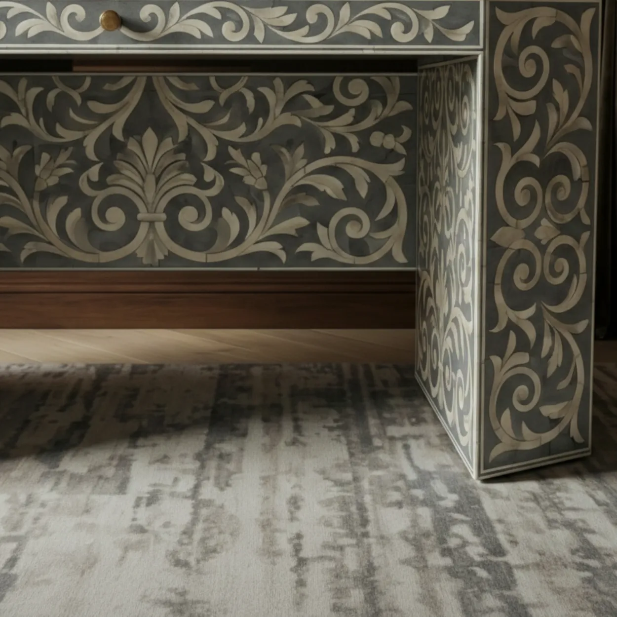 Bone Inlay Grey Console - Image 4
