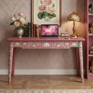 Mother of pearl Pink Desk