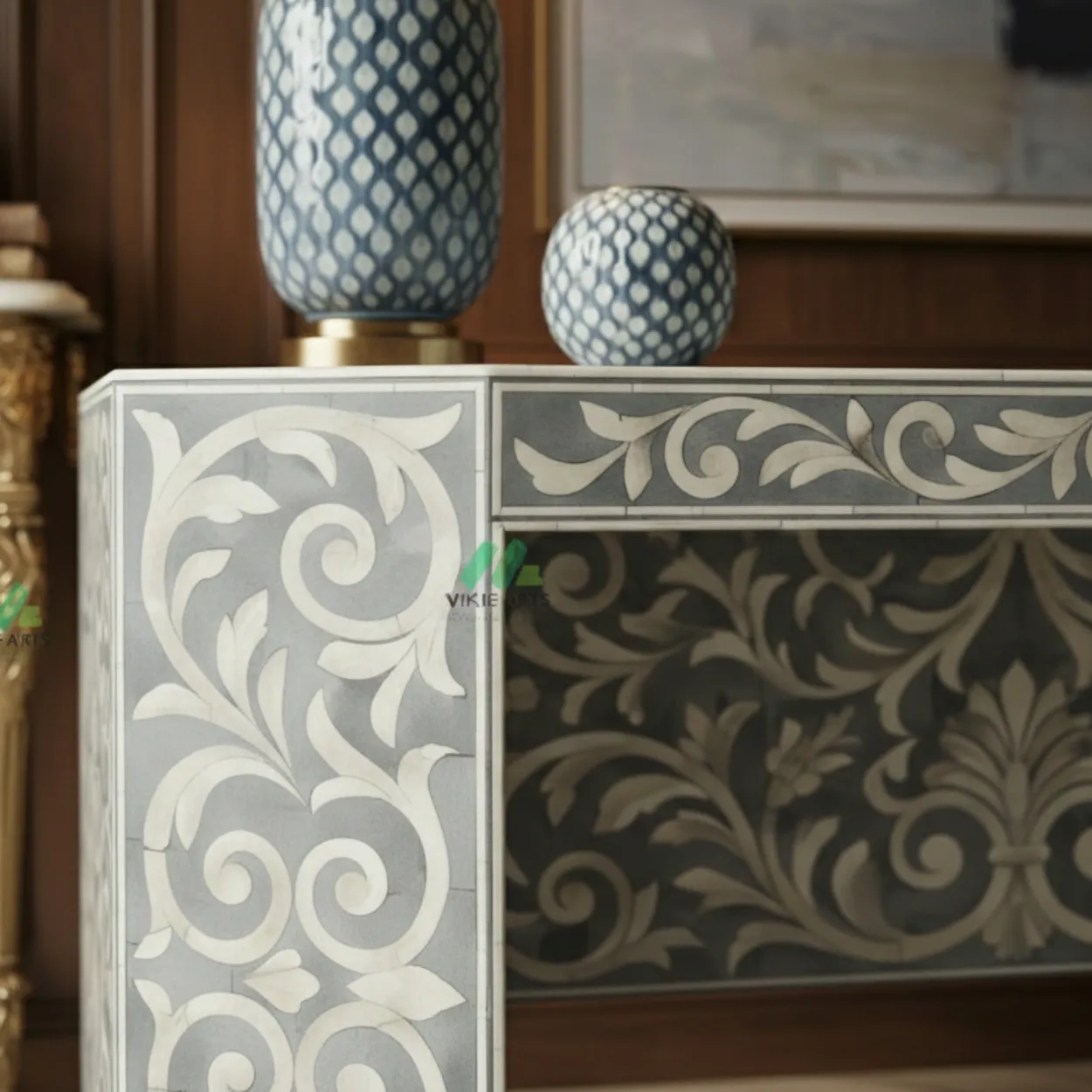 Bone Inlay Grey Console - Image 5