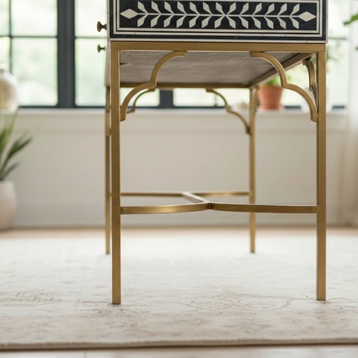 Bone Inlay Black Console - Image 6