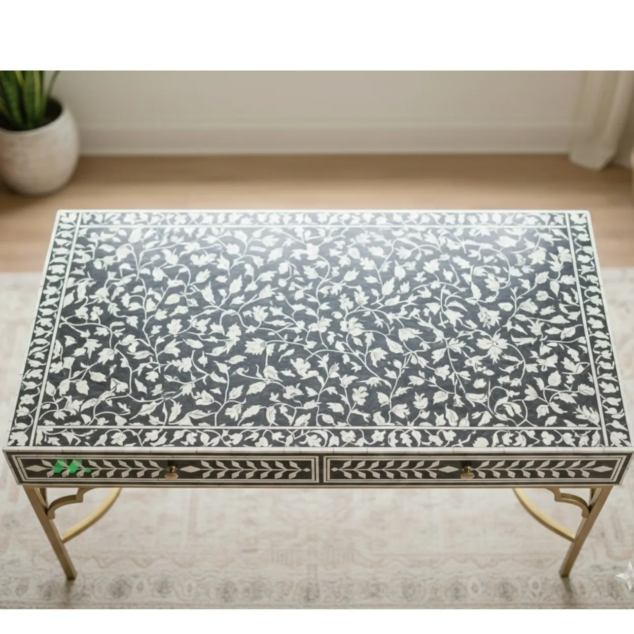 Bone Inlay Black Console - Image 3