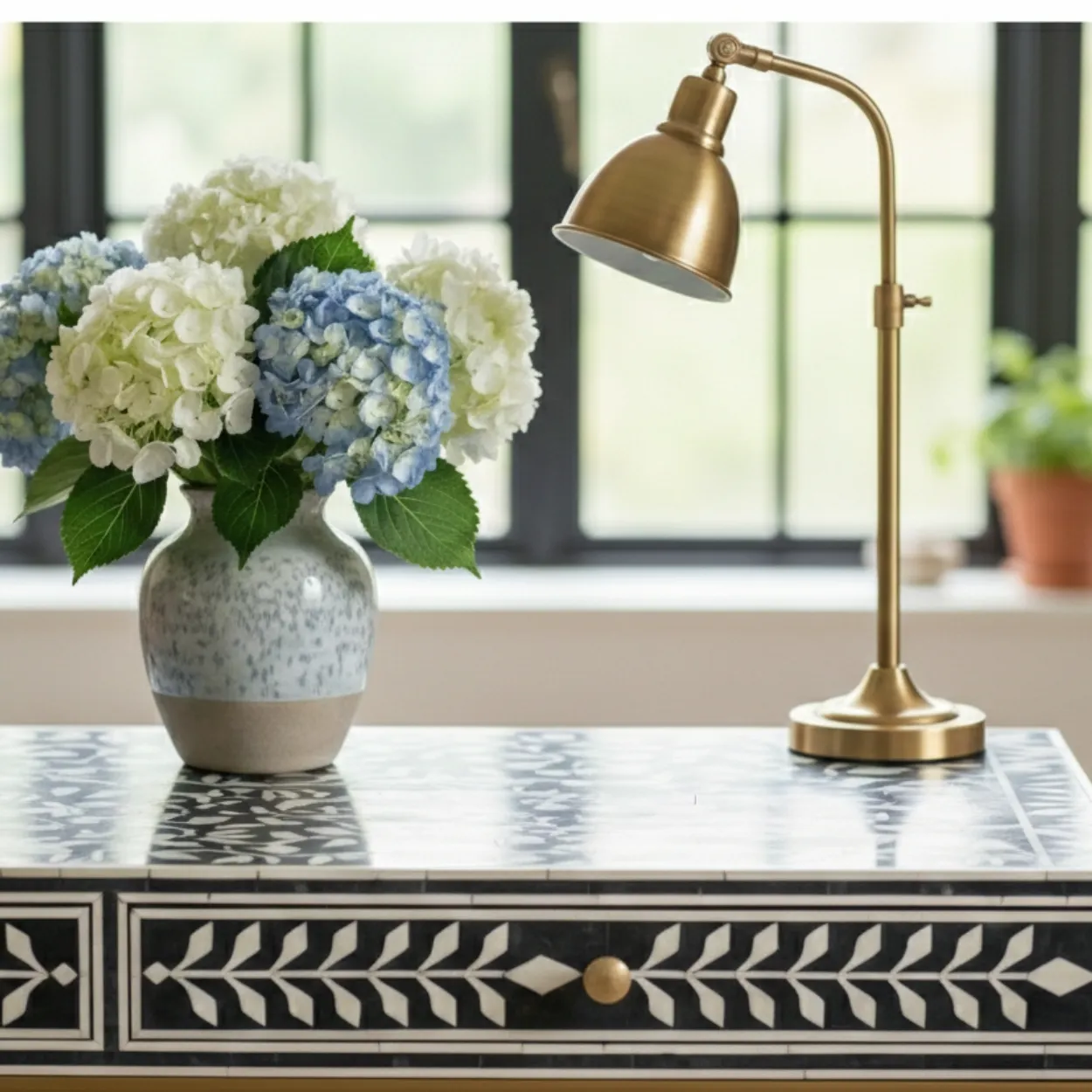 Bone Inlay Black Console - Image 5