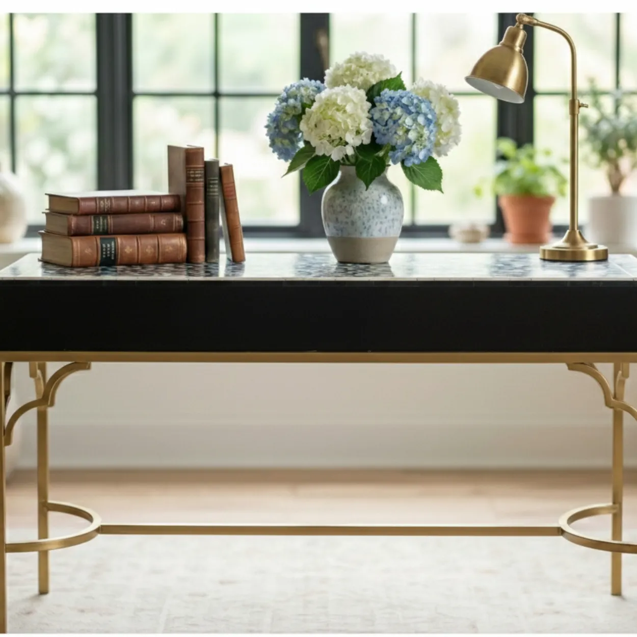 Bone Inlay Black Console - Image 2