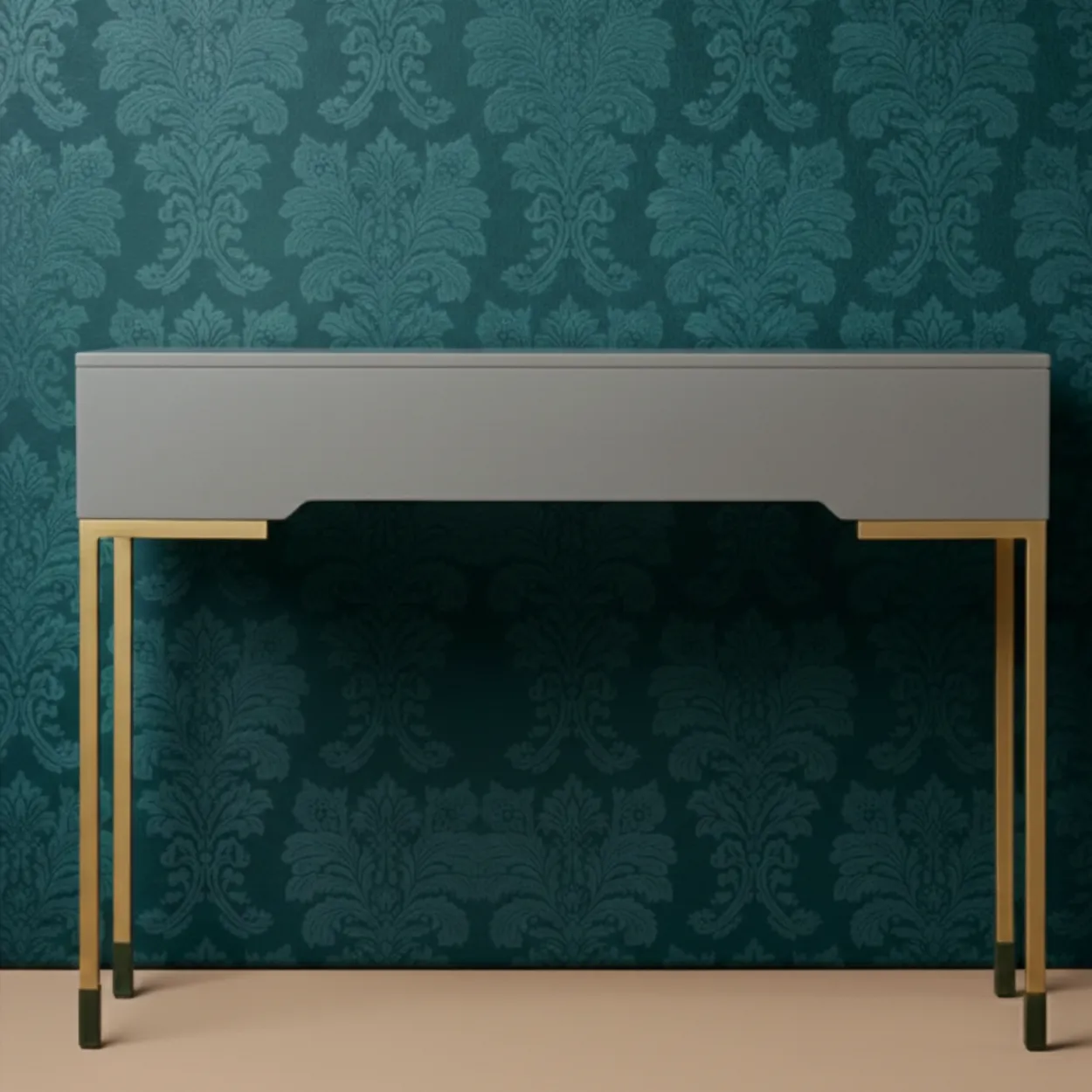Mother of Pearl Grey Console Table - Image 3