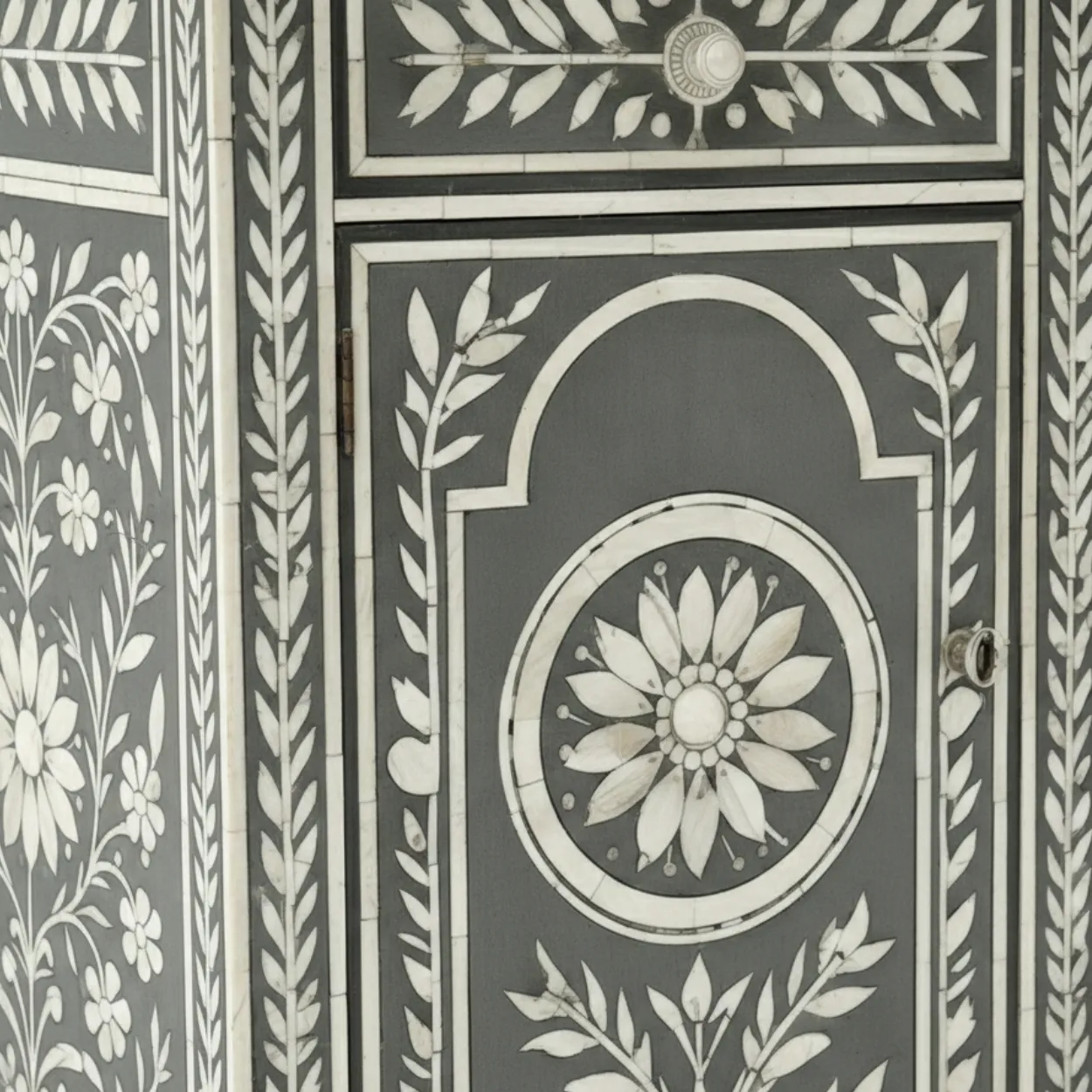 Bone Inlay Grey Desk - Image 6