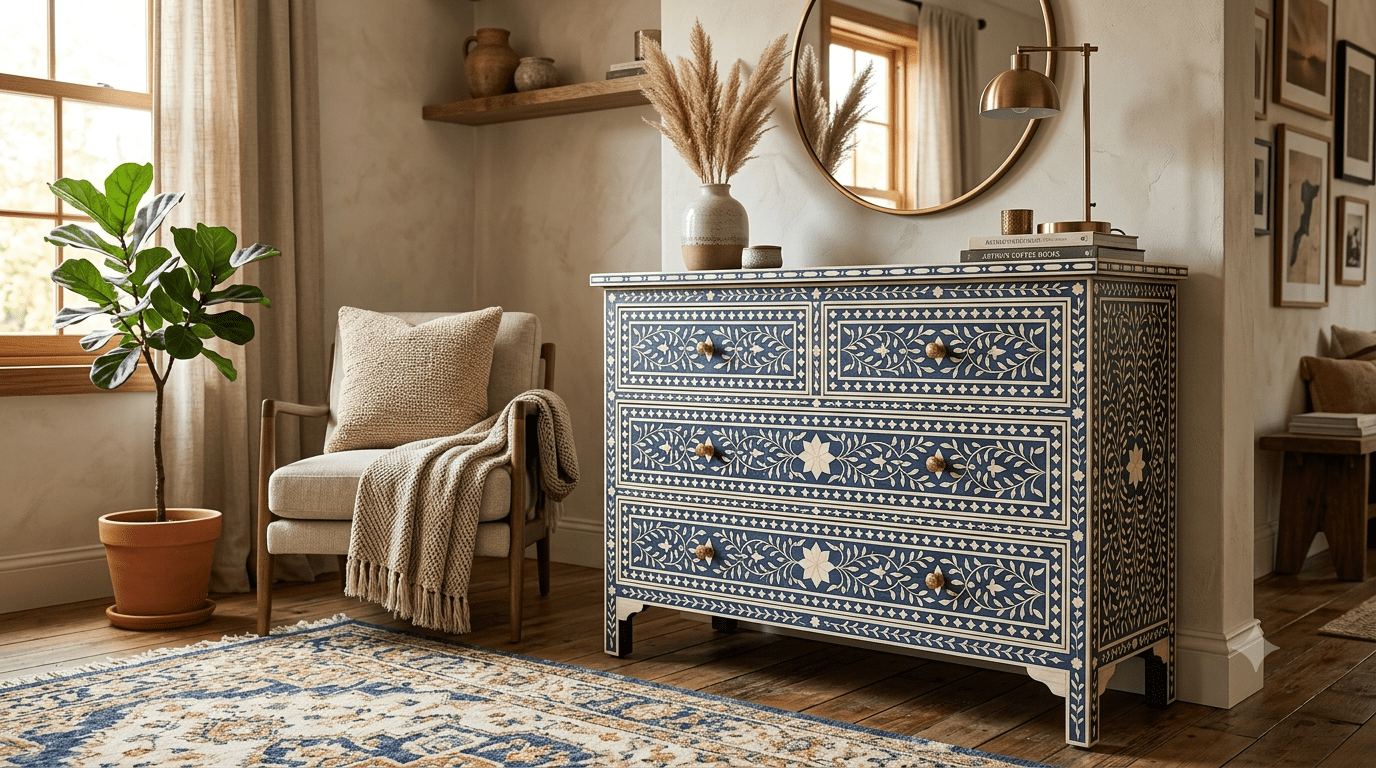 Bone Inlay Furniture